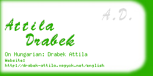 attila drabek business card